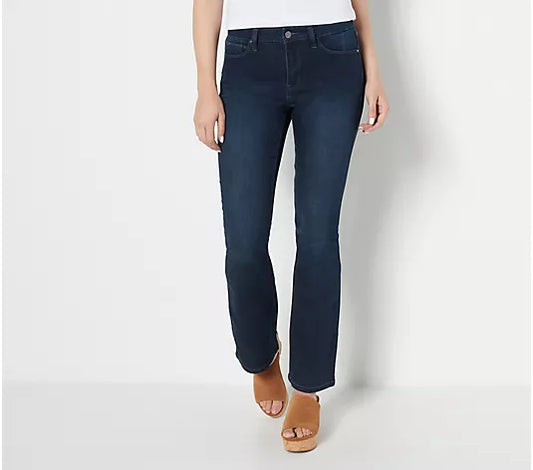 Laurie Felt Tall Silky Denim Bootcut Jeans- Indigo